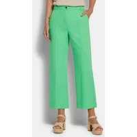 GOLDNER Bequeme Jeans Jerseyhose mit Biesen Baumwollhose mit Formbund, Eingriffstaschen und 7/8-Länge