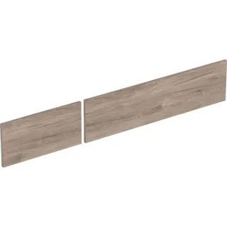 Geberit VariForm Set Schubl.-Front für Unterschrank für Waschtisch, mit 2 Schubl. B=135cm, Nussbaum, 244711001