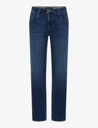 Eurex by Brax Herren Five-Pocket-Hose Style LUKE DARK BLUE, denim blau, Gr. 34/34
