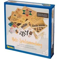 Philos Spiel Spielesammlung Holz, Gesellschaftsspiel, Made in Germany