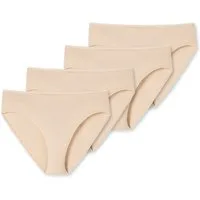 Schiesser Slip Organic Cotton Tai Slip, nachhaltig, flache Abschlüsse, Organic Cotton im 4er Pack