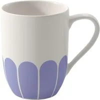 Villeroy & Boch Becher Fleur bleu Henkelbecher 0,29l, Premium Porcelain