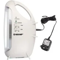 Velamp LED Scheinwerfer Akku-Leuchte mit Anti Black-Out Funktion, tragbare wiederaufladbare L