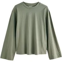 Next Langarmshirt Relaxed Fit Langarmshirt mit Rundhalsausschnitt (1-tlg)