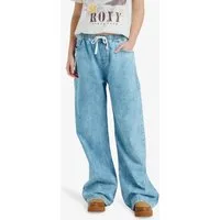 Roxy Jogginghose STUNNING VIEW MID BEAU BLUE aus Baumwolle, sportlicher Stil, für Freizeit und Sport