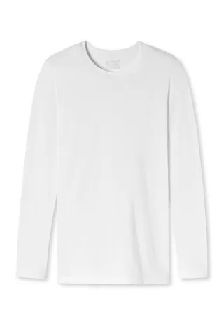 SCHIESSER - Langarmshirt weiss - Gr. - 7