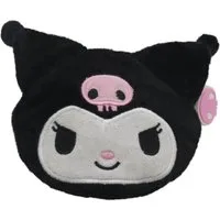 Hello Kitty Geldbörse - Kuromi Plüsch Geldbeutel mit Reißverschluss und Karabiner (1-tlg)