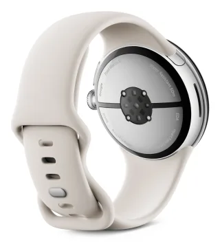 Google Pixel Watch 3 (LTE) 45mm Polished Silver mit Sportarmband Porcelain | ga05283-de |