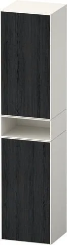 Duravit Zencha Hochschrank Eiche Schwarz & Weiß Matt & Supermatt 400x360x1760 mm - ZE1353R16840000 ZE1353R16840000