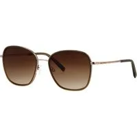 Marc O'Polo Sonnenbrille Modell 508000 Form Butterfly, Logoschriftzug auf Bügel, Kombifassung