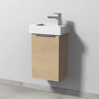 Sanipa 3way Waschtischunterbau zu Geberit iCon Waschtisch mit 1 Tür, Eiche-Nordic UM65748