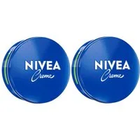Nivea Feuchtigkeitscreme Creme mit Eucerit® alle Hauttypen Unisex 2 x 400ml, 2-tlg., cremige Textur mit dem beliebten Duft