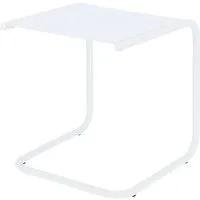 Fiam Beistelltisch Club aus Aluminium, Edition Weiß