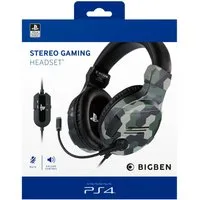 nacon PS4 Stereo-Headset V3 [Offizielle Playstation Lizenz] camo green Gaming-Headset