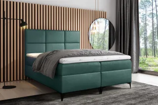 Boxspringbett Schlafzimmerbett HUDSON 120x200cm inkl.Bettkasten