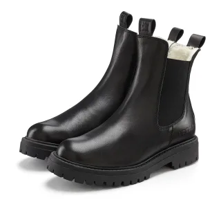 Elbsand Stiefelette "Chelseaboots, Stiefel, Boots, Winterstiefel, Schlupfstiefel" aus Leder mit Warmfutter