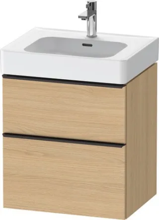 Duravit D-Neo Waschtischunterbau wandhängend Natur Eiche Matt 584x452x625 mm - DE43760BD300000 DE43760BD300000