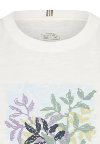 camel active - T-Shirt aus reiner Baumwolle milkwhite - Gr. - 4XL