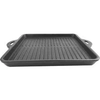 GARDINGER Grillplatte Grillplatte Guss für einflammige Universal-Kartuschen Kocher (1-St)