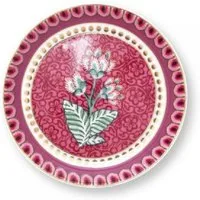 PiP Studio Kanne Teebeutelablage Flower Festival Dark Pink
