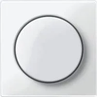 Zentralplatte mit Drehknopf für Dimmer System M Typ MEG5250-0619 weiß (glänzend), Retail