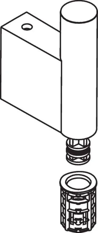 Hansgrohe Verkleidung Axor Uno Unica chrom , 96485000 96485000