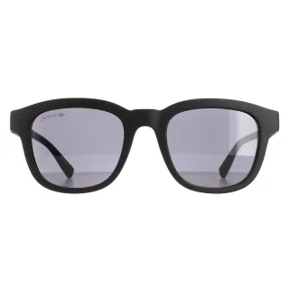 Lacoste Rectangle Mens Matte Schwarz Grau L966S