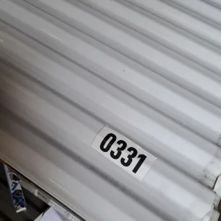 Lichtplatte Polycarbonat | Spundwand | 76/18 | 0,9 mm | Breite 1265 mm | Länge 2 m | opal