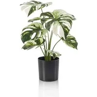 Künstliche Zimmerpflanze Künstlicher Philodendron Monstera Deliciosa Variegata Zaine, grü Philodendron (Philodendron monstera deliciosa variegata), artplants, Höhe 40.0 cm