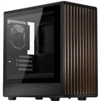 Helio, Tower-Gehäuse schwarz/holz, Tempered Glass