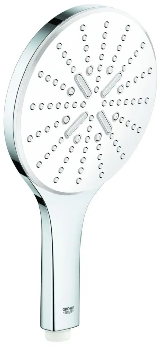GROHE Handbrause Rainshower 150 SmartActive 26554 9,5l moon white/chrom, 26554LS0 26554LS0