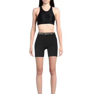 Off White - Shorts für Damen (Schwarz/Grau)