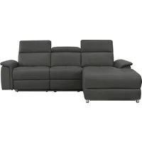 OTTO home Ecksofa Pareli, L-Form, 259cm,m. Recamiere, Echtleder, Kunstleder, Webstoff, man. o. elektr. Relaxfunktion, USB/Kopfteilverstellg u. LED