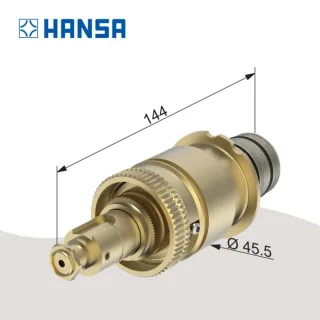 Hansa Thermostatkartusche 59904501 zur Temperaturregelung, mit integrierter Absperrung, G 1/2, DN 15