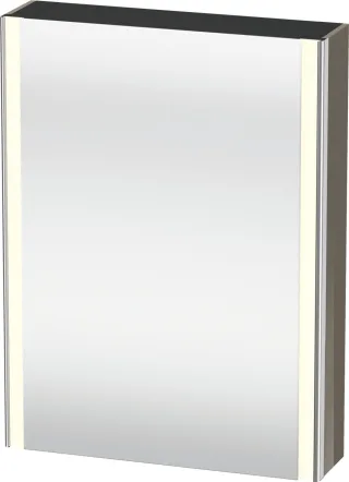 Duravit XSquare Spiegelschrank Flanell Grau 600x155x800 mm - XS7111R89891000 XS7111R89891000