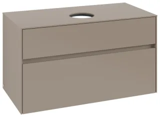 Villeroy & Boch Waschtischunterschrank Collaro C038B0 1000x548x500mm m. Bel. 2 Ausz. Waschtisch mitt C038B0VM