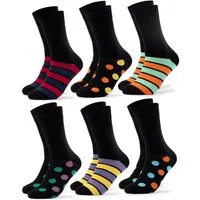 OCCULTO Basicsocken Herren Bunte Socken 6er Pack (Modell: Moritz) (6-Paar)