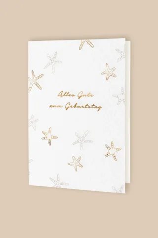 Leevje Klappkarte Seestern "Alles Gute zum Geburtstag"