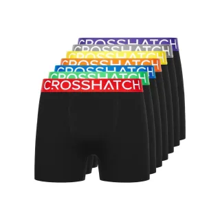 Crosshatch - "Septet" Boxershorts für Herren(7er-Pack) (Bunt)