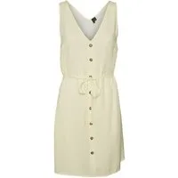 Vero Moda Sommerkleid BUMPY (1-tlg) Drapiert/gerafft