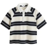 Next Rugbyshirt Kurzärmeliges Rugby-Polo-Top mit Kragen (1-tlg)