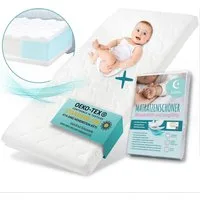 Komfortschaummatratze Babymatratze H2 mit Trittkante, Sun Garden, 10 cm hoch, (Bezug waschbar), 60x120 cm, 70x140 cm H2