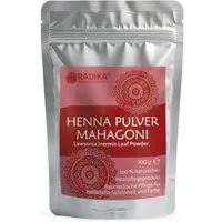 BIOHERBA R Pflege-Set Bioherba Henna Pulver Mahagoni Lawsonia Inermis Leaf Powder 100 g