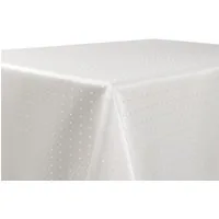 Beautex Tischdecke Damast Punkte bügelfrei fleckenabweisend pflegeleichte Tischwäsche (1-tlg), fleckenabweisend, Lotuseffekt, formstabil, strapazierfähig