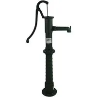 TRUTZHOLM Wasserpumpe Schwengelpumpe + Pumpenständer Klassisches Design Gusseisen Handpumpe (Spar-Set)