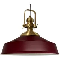 Bamyum Pendelleuchte Bamyum Pendelleuchte I Aslet l Ø41 cm E27 Metall Vintage Lampe, ohne Leuchtmittel