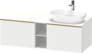 Duravit D-Neo Konsolenwaschtischunterbau wandhängend Weiß Matt 1400x550x459 mm - DE4950R04180000 DE4950R04180000