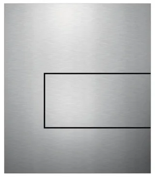Tece square Urinal-Betätigungsplatte m. Kart. Metall, Edelstahl gebürstet, 9242810 9242810