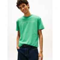 Tommy Jeans T-Shirt TJM REGULAR LINEAR LOGO EXT Rundhals, Regular Fit