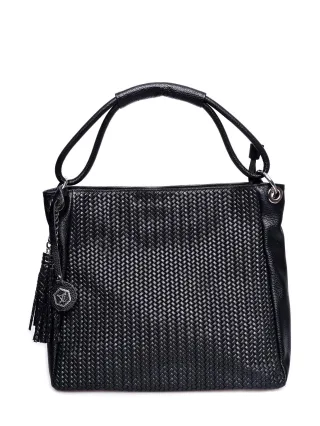 Luisa Vannini Schwarz Rindsledertasche